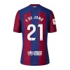 Maillot de Supporter FC Barcelone Frenkie de Jong 21 Domicile 2023-24 Pour Enfant